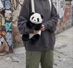 Cute Panda Plush Crossbody Bag